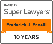 Rated By | Super Lawyer | Frederick J. Fanelli | 10 Years
